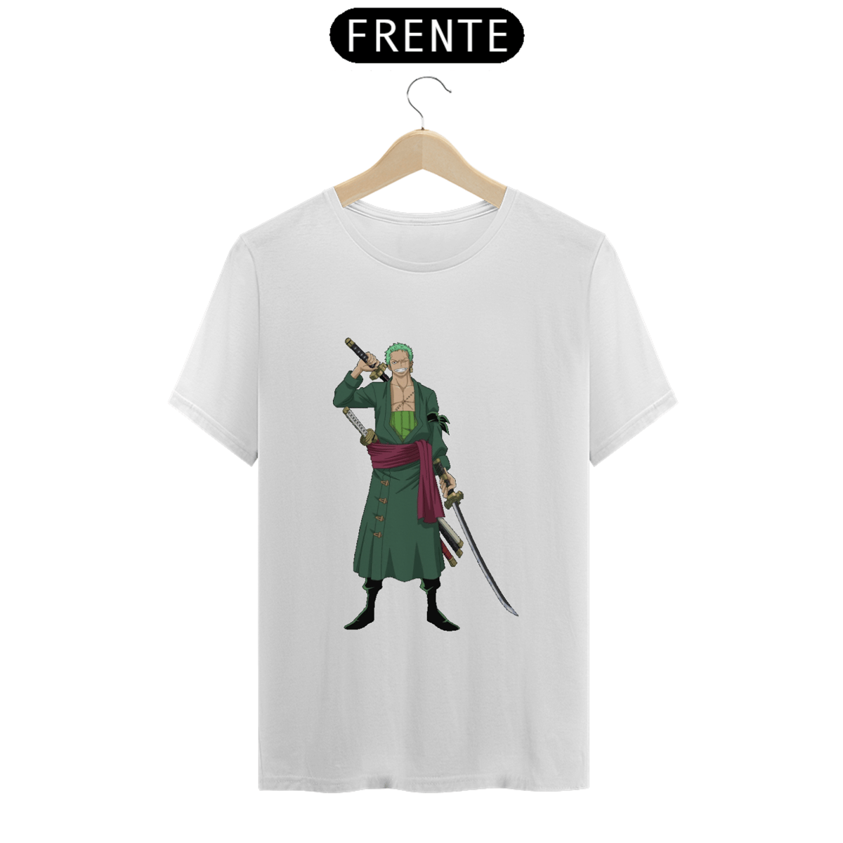 Nome do produto: Camiseta Zoro T-Shirt Clássica Unisexx