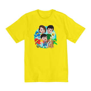 Nome do produto T-Shirt Infantil Família e Patinhos (10 a 14)