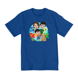 T-Shirt Infantil Família e Patinhos (10 a 14)