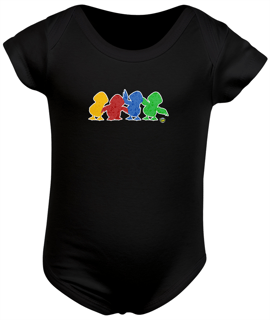 Nome do produto Body Infantil Patinhos Silhueta
