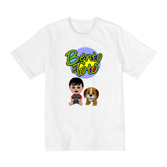 T-Shirt Infantil Bento e Totó (2 a 8)