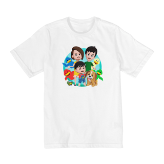 Nome do produto T-Shirt Infantil Família e Patinhos (2 a 8)