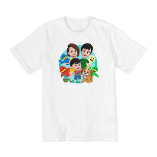 Nome do produto T-Shirt Infantil Família e Patinhos (10 a 14)