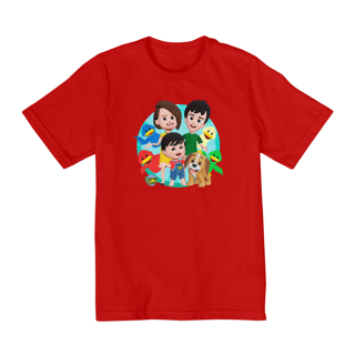 Nome do produto T-Shirt Infantil Família e Patinhos (2 a 8)