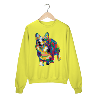 Nome do produto Moletom Blusão Welsh Corgi Pop Art