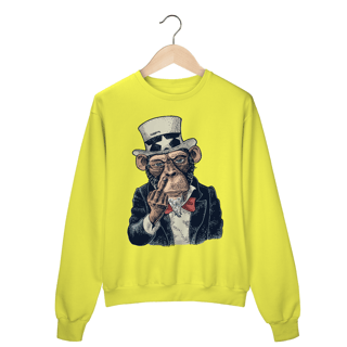 Nome do produto Moletom Blusão Macaco - Modelo 6