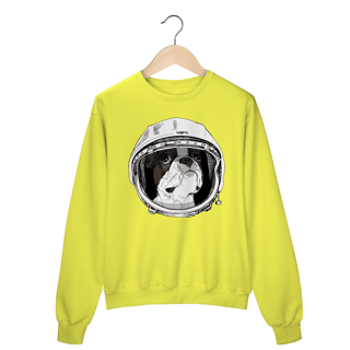 Nome do produto Moletom Blusão Boston Terrier Astronauta