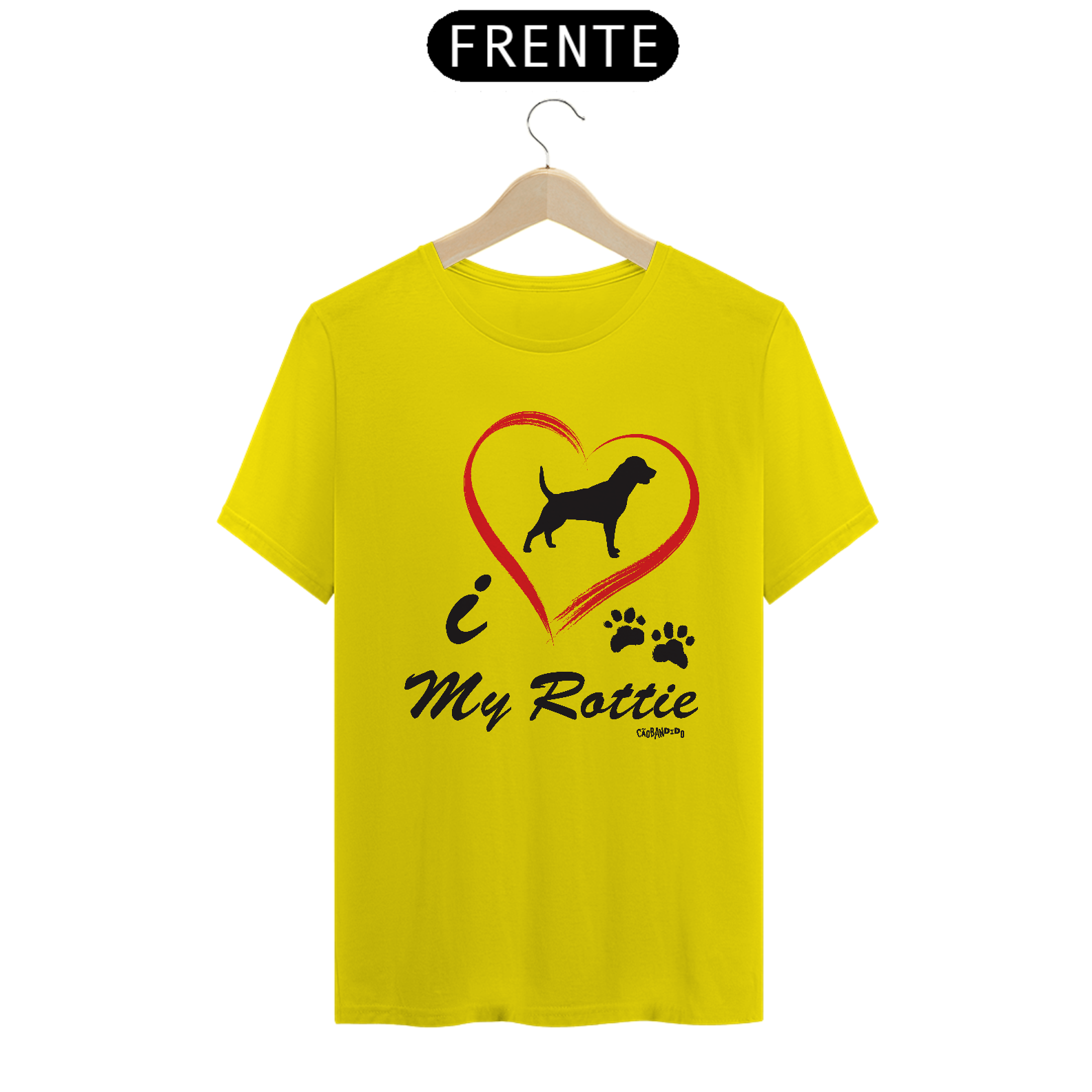 Camiseta Rottweiler - I Love My Rottie