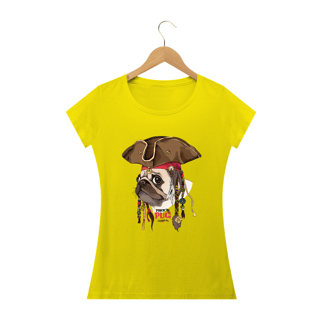 Nome do produto Baby Look Pug Pirata