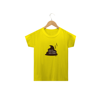 Nome do produto Camiseta Intantil Coco de Cachorro - Quanto Mais Mexe, Mais Fede