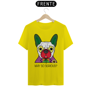 Nome do produto Camiseta Cachorro Coringa - Why So Serious?