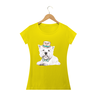 Nome do produto Baby Look West Terrier de Gravata e Chapéu