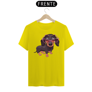 Camiseta Dachshund de Óculos