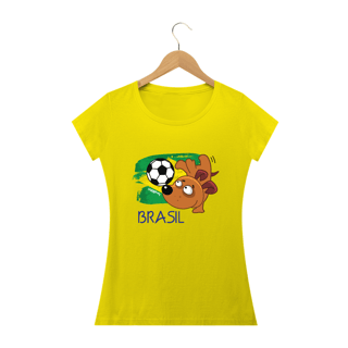 Nome do produto Baby Look Brasil - Cachorro Jogador