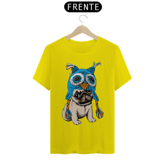 Nome do produto Camiseta Cachorro Pug Coruja