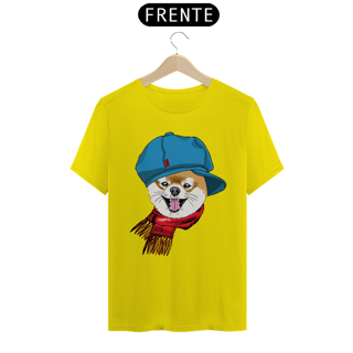 Nome do produto Camiseta Spitz Alemão de Boina e Cachecol