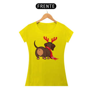 Nome do produto Baby Look Dachshund Natal