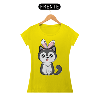 Nome do produto Baby Look Cachorro Páscoa