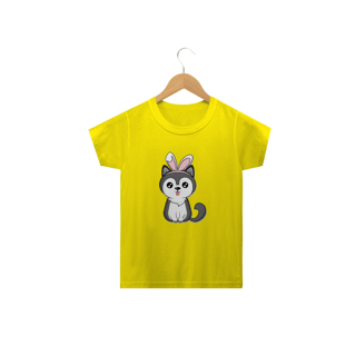 Nome do produto Camiseta Infantil Cachorro Páscoa