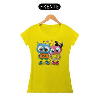 Nome do produto Baby Look Coruja - Modelo 1