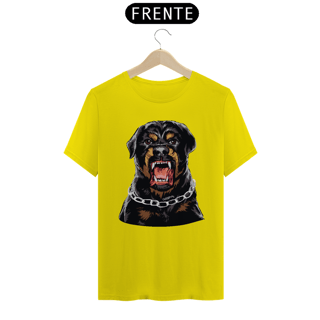 Nome do produto Camiseta Rottweiler com Cara de Bravo