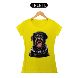 Nome do produto Baby Look Rottweiler com Cara de Bravo