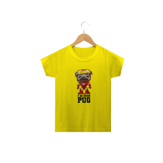 Nome do produto Camiseta Infantil I'm Iron Pug