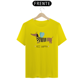 Nome do produto Camiseta Dachshund Bee Happy
