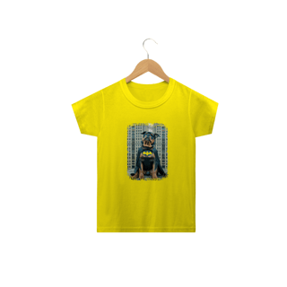 Nome do produto Camiseta Infantil Rottweiler Batman