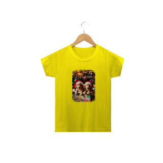 Nome do produto Camiseta Infantil Golden Presente de Natal