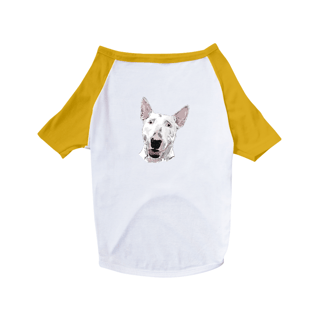 Nome do produto Camiseta para Cachorro - Bull Terrier Pintura Digital