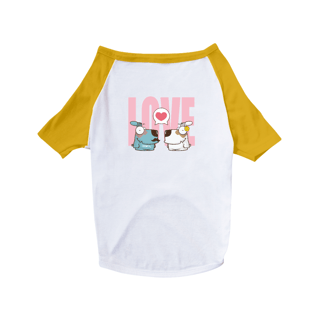 Nome do produto Camiseta para Cachorro - Casal Love