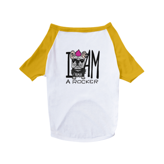 Nome do produto Camiseta para Cachorro - I Am a Rocker