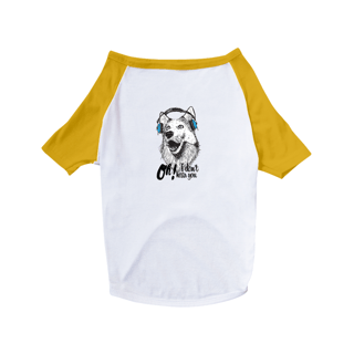 Nome do produto Camiseta para Cachorro - Oh! I Don't Hear You