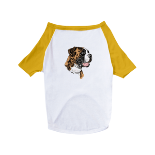 Nome do produto Camiseta para Cachorro - Boxer Pintura Digital