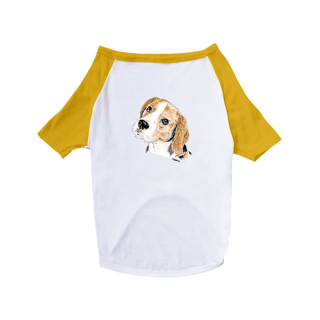 Nome do produto Camiseta para Cachorro - Beagle Pintura Digital