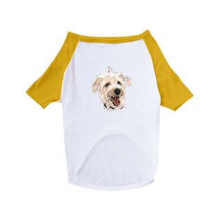 Nome do produto Camiseta para Cachorro - Vira-Lata Pintura Digital