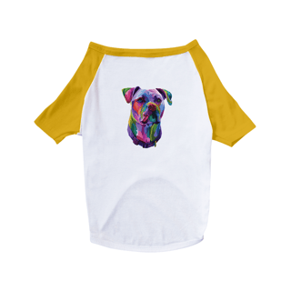 Nome do produto Camiseta para Cachorro - Pitbull Pop Art