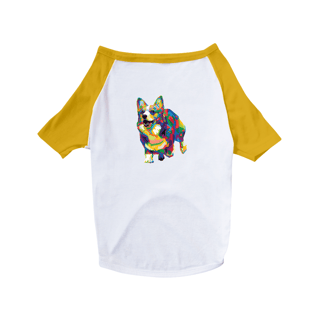 Nome do produto Camiseta para Cachorro - Welsh Corgi Pop Art