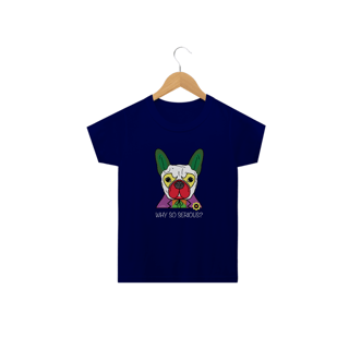 Nome do produto Camiseta Infantil Cachorro Coringa - Why So Serious?