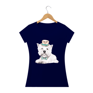 Nome do produto Baby Look West Terrier de Gravata e Chapéu