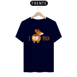 Nome do produto Camiseta Corgi - I Love You