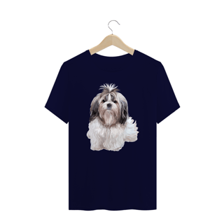 Nome do produto Camiseta Plus Size Shih Tzu Realista