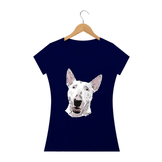 Nome do produto Baby Look Bull Terrier Pintura Digital