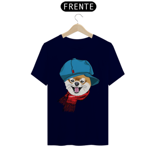 Nome do produto Camiseta Spitz Alemão de Boina e Cachecol