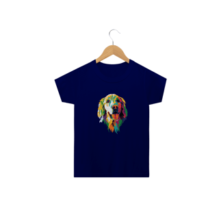 Nome do produto Camiseta Infantil Golden Retriever Ilustração Cores
