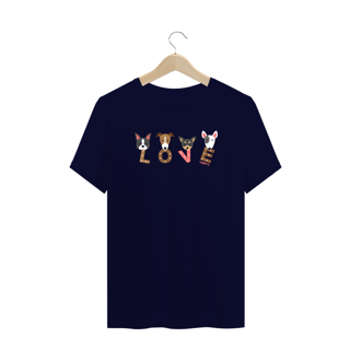 Nome do produto Camiseta Plus Size Cachorro Love
