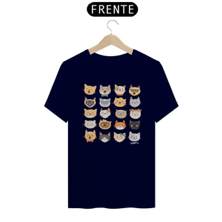 Nome do produto Camiseta Cats Emoticons