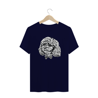 Nome do produto Camiseta Plus Size Poodle de Gravatinha Borboleta