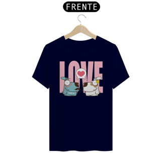 Nome do produto Camiseta Cachorro Casal Love
